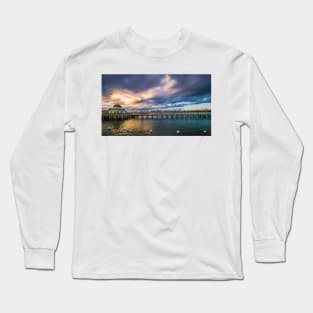 St Kilda Pier Cloud Burst Long Sleeve T-Shirt